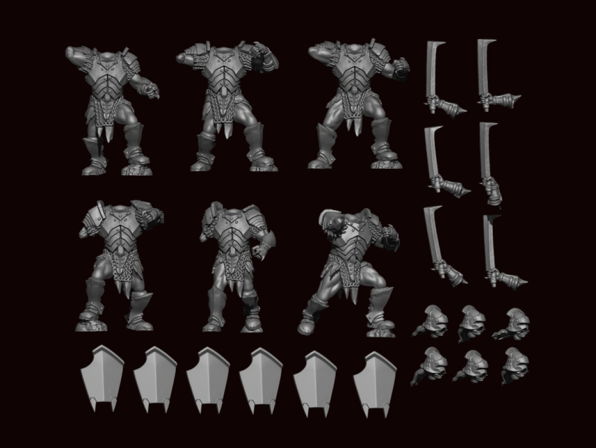 Super Orks Sword Set 1